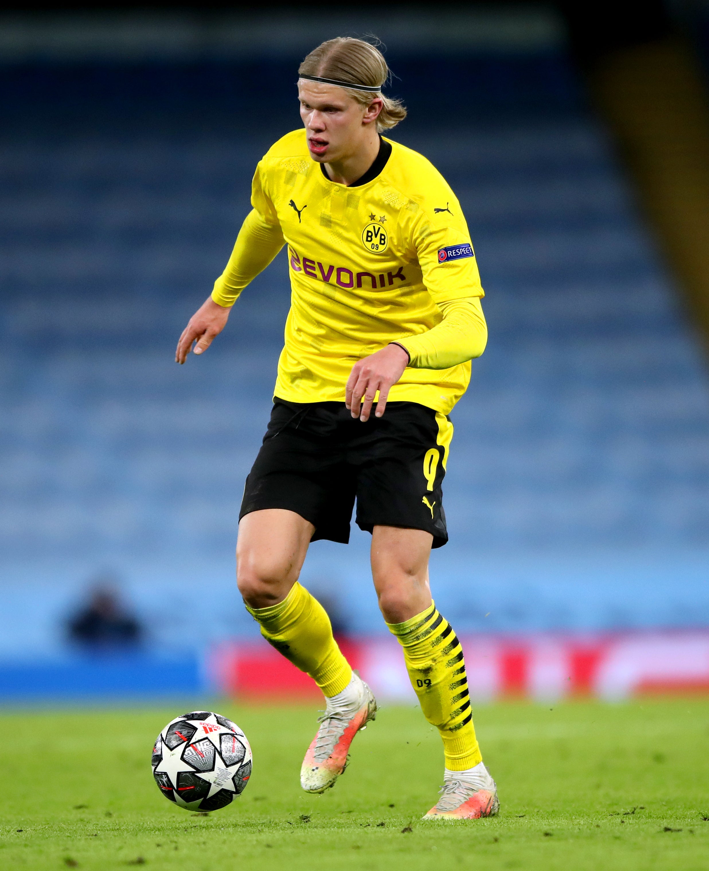 Manchester United are expected to make Borussia Dortmund’s Erling Haaland their key target for next summer (Nick Potts/PA)