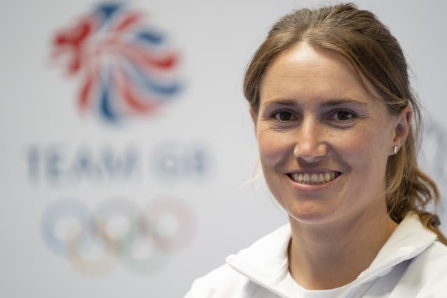 Anna Burnet during the kitting out session for the Tokyo Olympics (Zac Goodwin/PA)