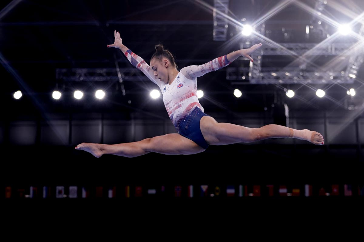As well as achieving superhuman feats, Olympic gymnasts had to do their own beauty looks