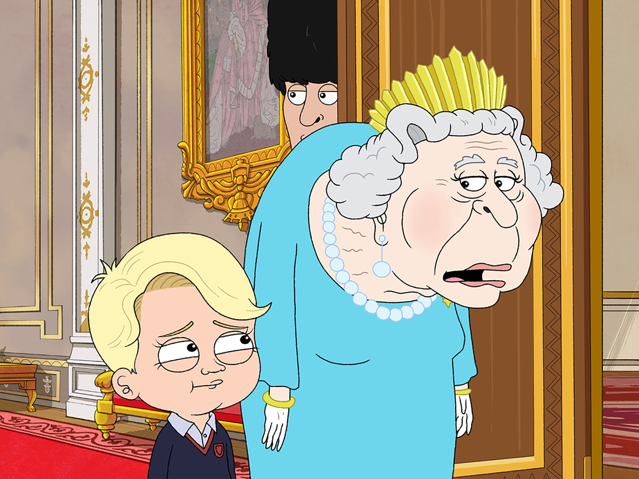 Royal mess: Prince George and the Queen in HBO Max’s ‘The Prince’