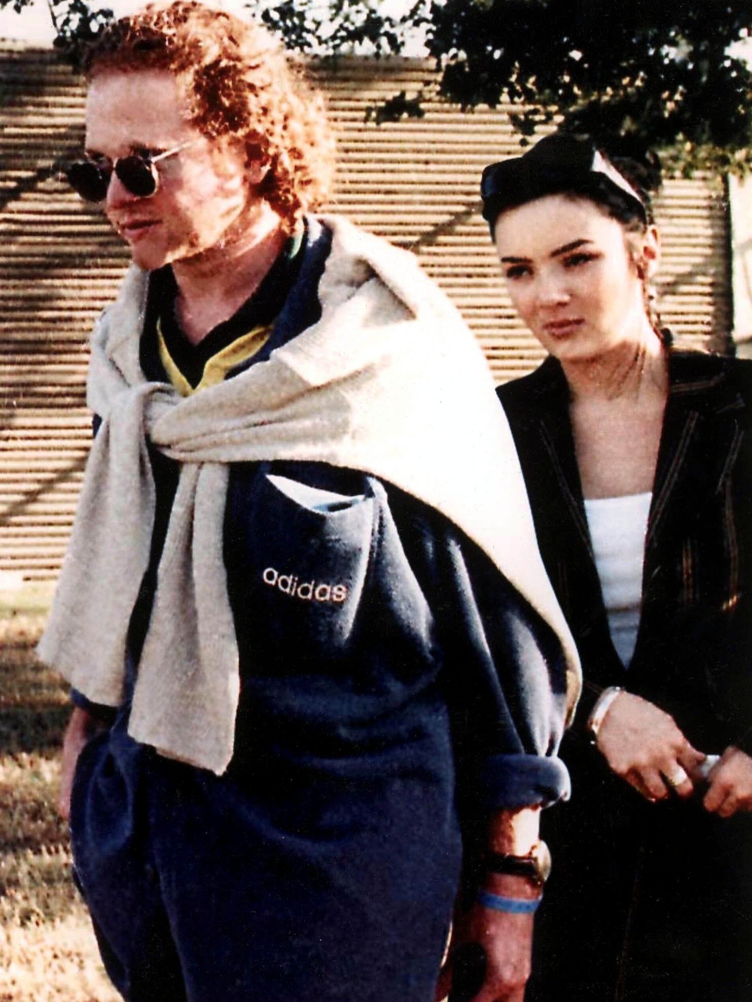 Mick Hucknall and Martine McCutcheon at Knebworth