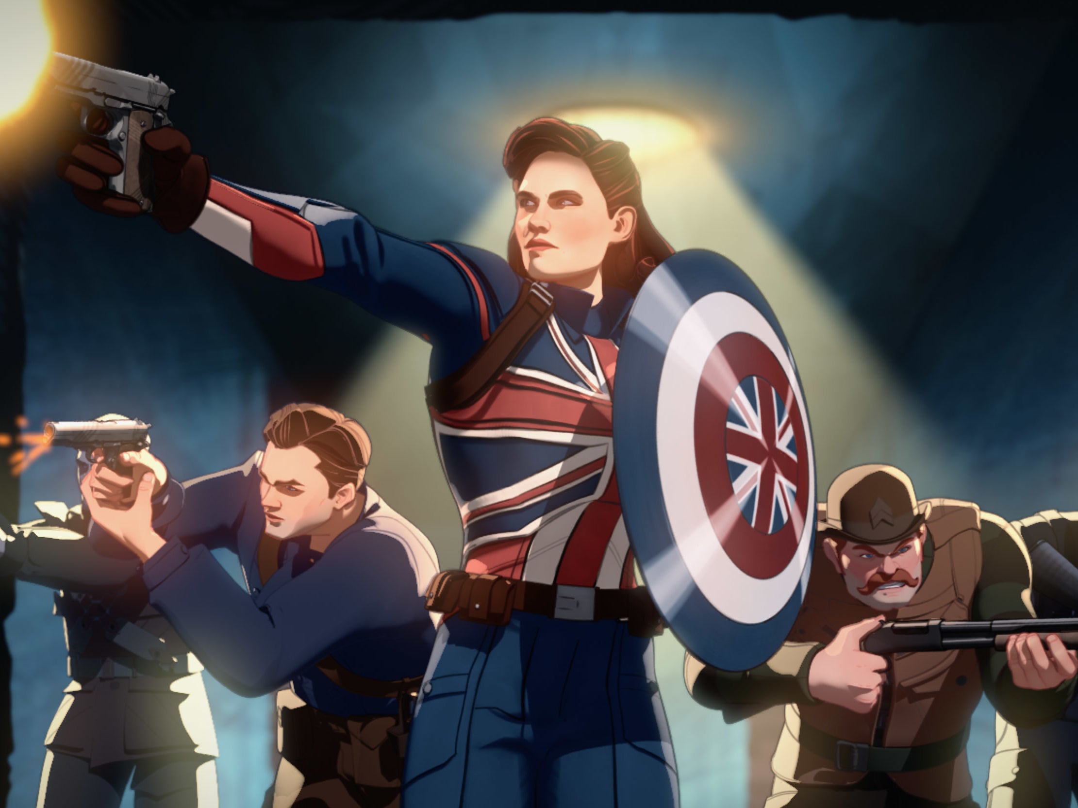 <p>A still from Marvel’s ‘What If...?'</p>