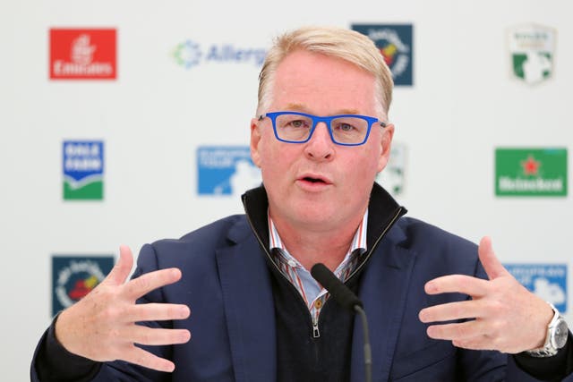 European Tour chief Keith Pelley has announced three co-sanctioned events with the PGA Tour (Niall Carson/PA)