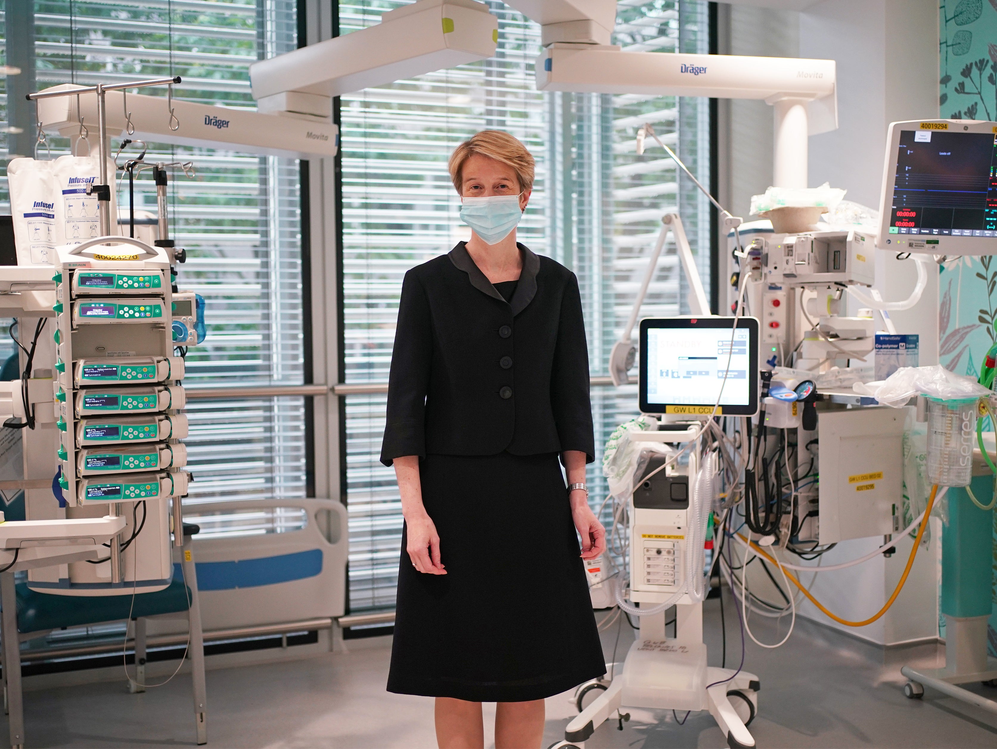 Amanda Pritchard during a visit to University College Hospital London, following the announcement of her appointment as the new chief executive of the NHS in England.