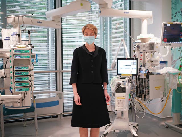 <p>Amanda Pritchard during a visit to University College Hospital London, following the announcement of her appointment as the new chief executive of the NHS in England.</p>