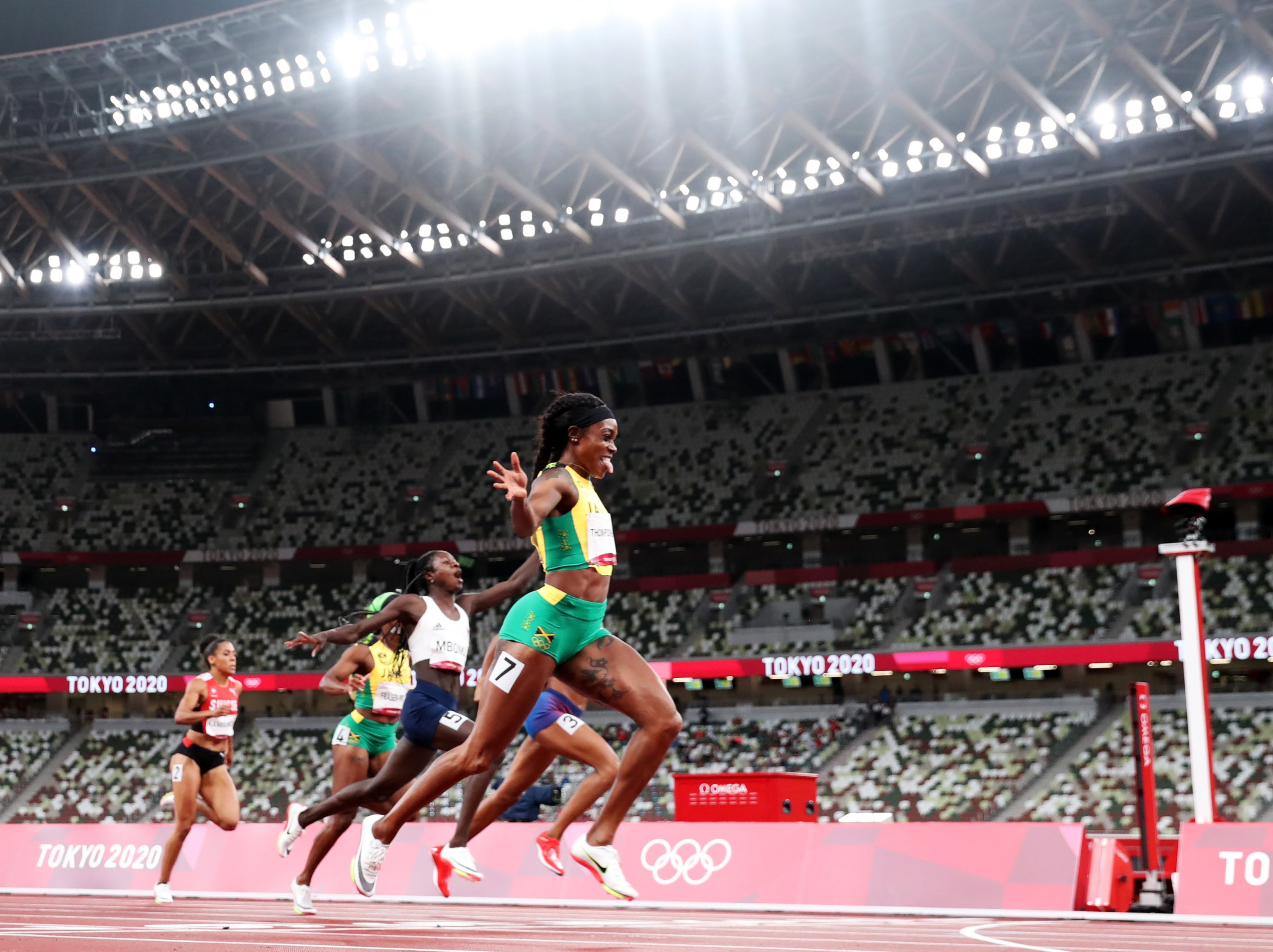 Elaine Thompson-Herah won 200m gold once again