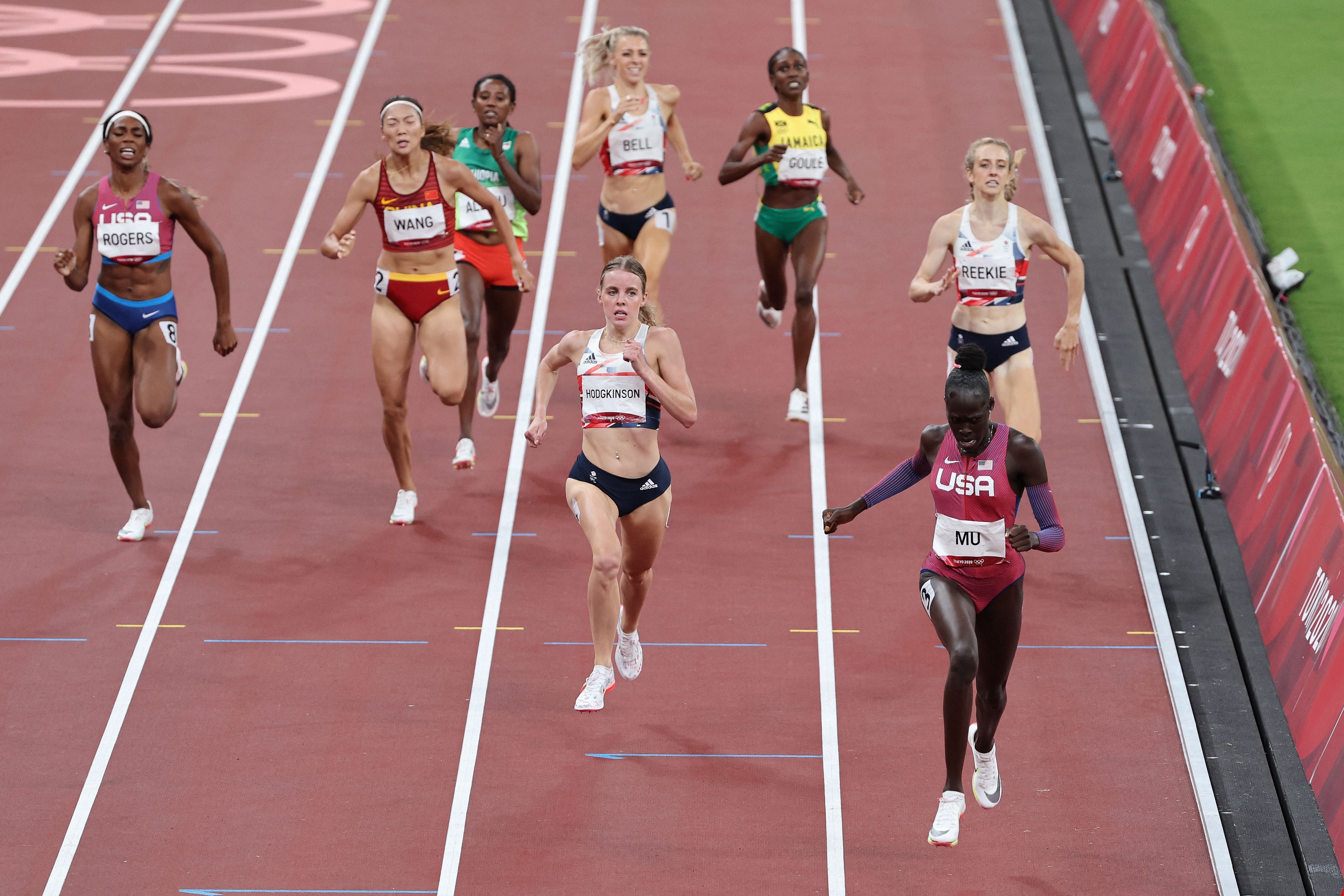 Keely Hodgkinson broke Dame Kelly Holmes’s long-standing British record