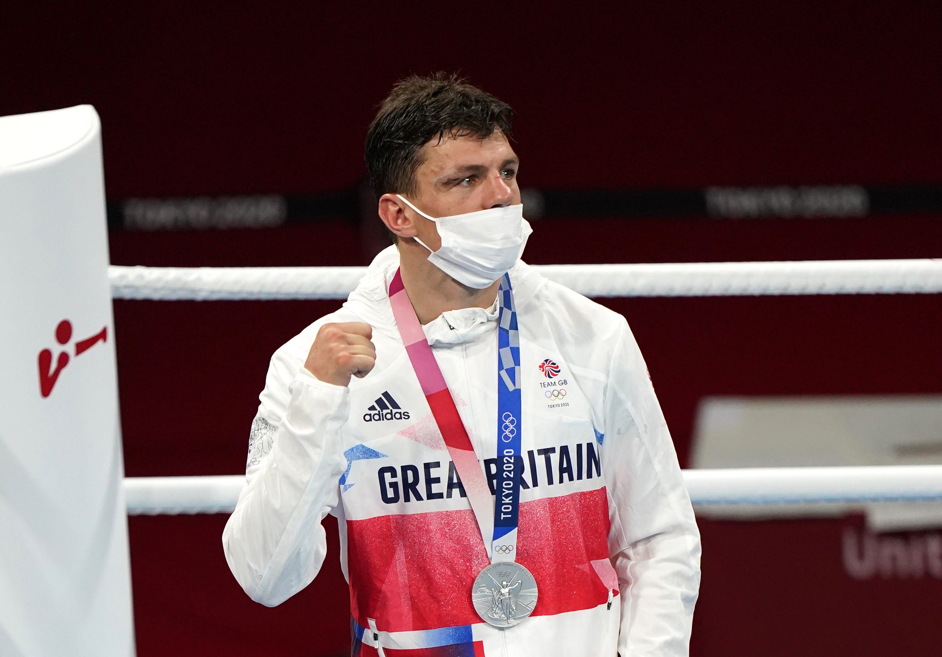 Pat McCormack won silver in the ring (Adam Davy/PA)
