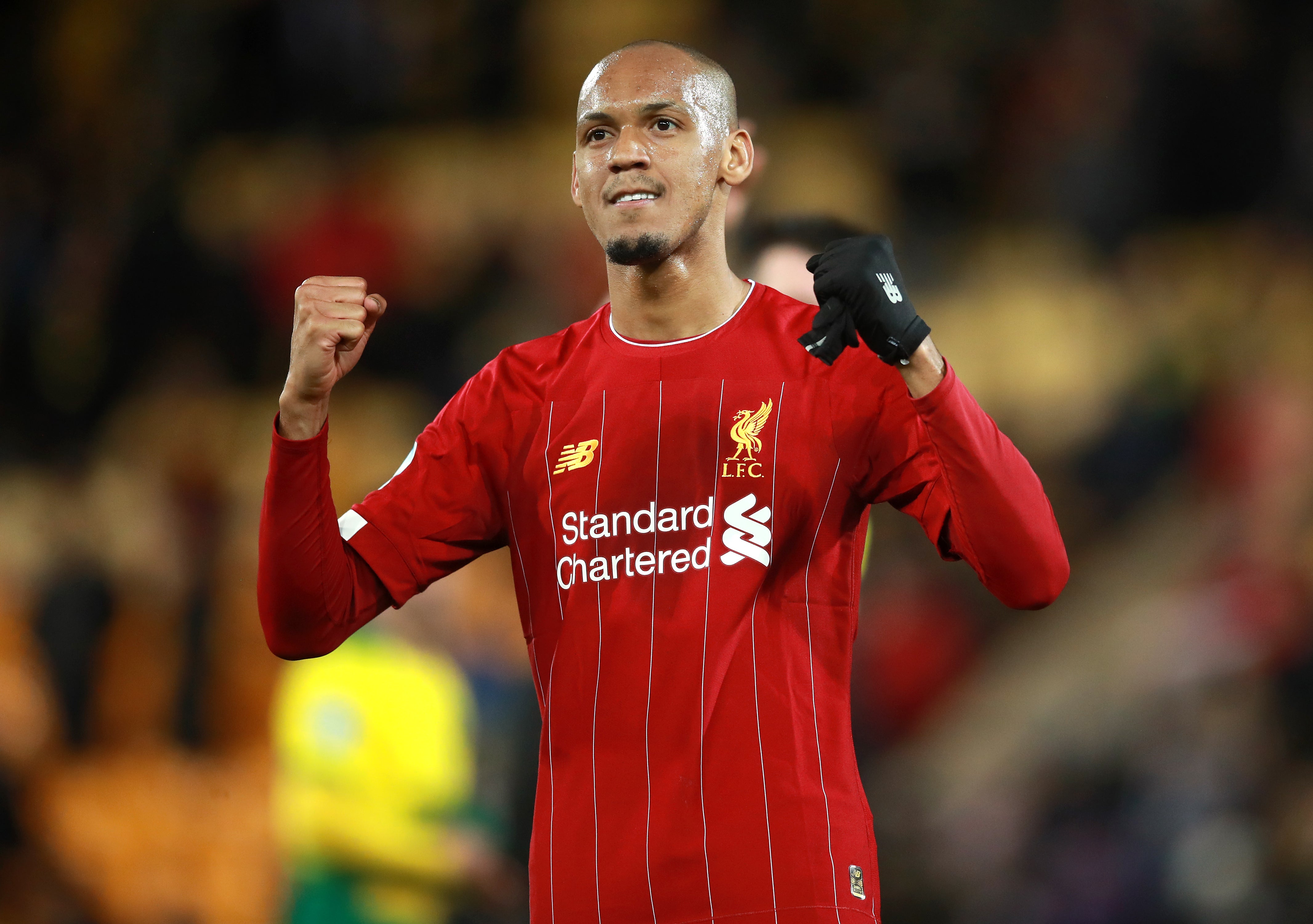 Liverpool’s Fabinho has signed a new long-term contract (Adam Davy/PA)