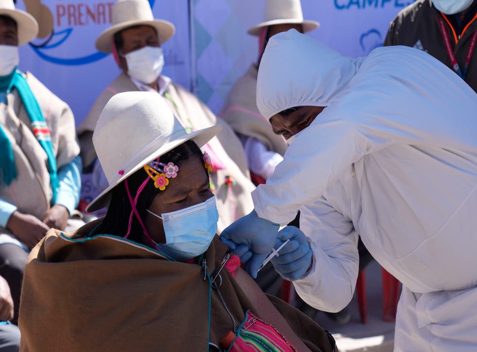 CORONAVIRUS BOLIVIA-VACUNA INDÍGENAS