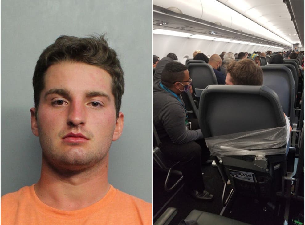 Frontier Airlines Passenger Duct Taped To Seat After Groping And Punching Flight Attendants