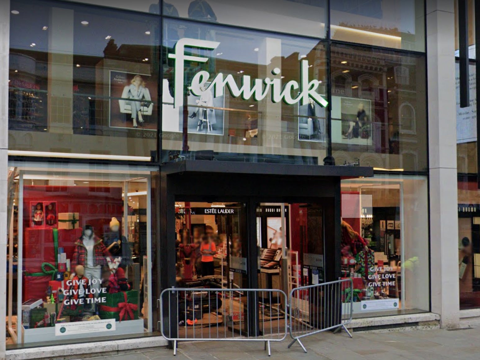 A boy has died from injuries sustained at Fenwick department store in Colchester (pictured)