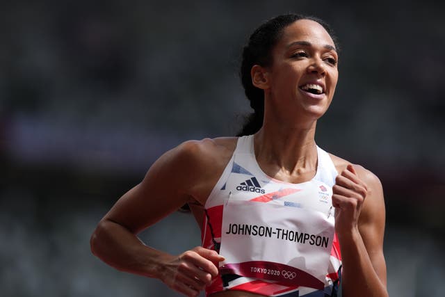 Great Britain’s Katarina Johnson-Thompson started her heptathlon campaign (Martin Rickett/PA)