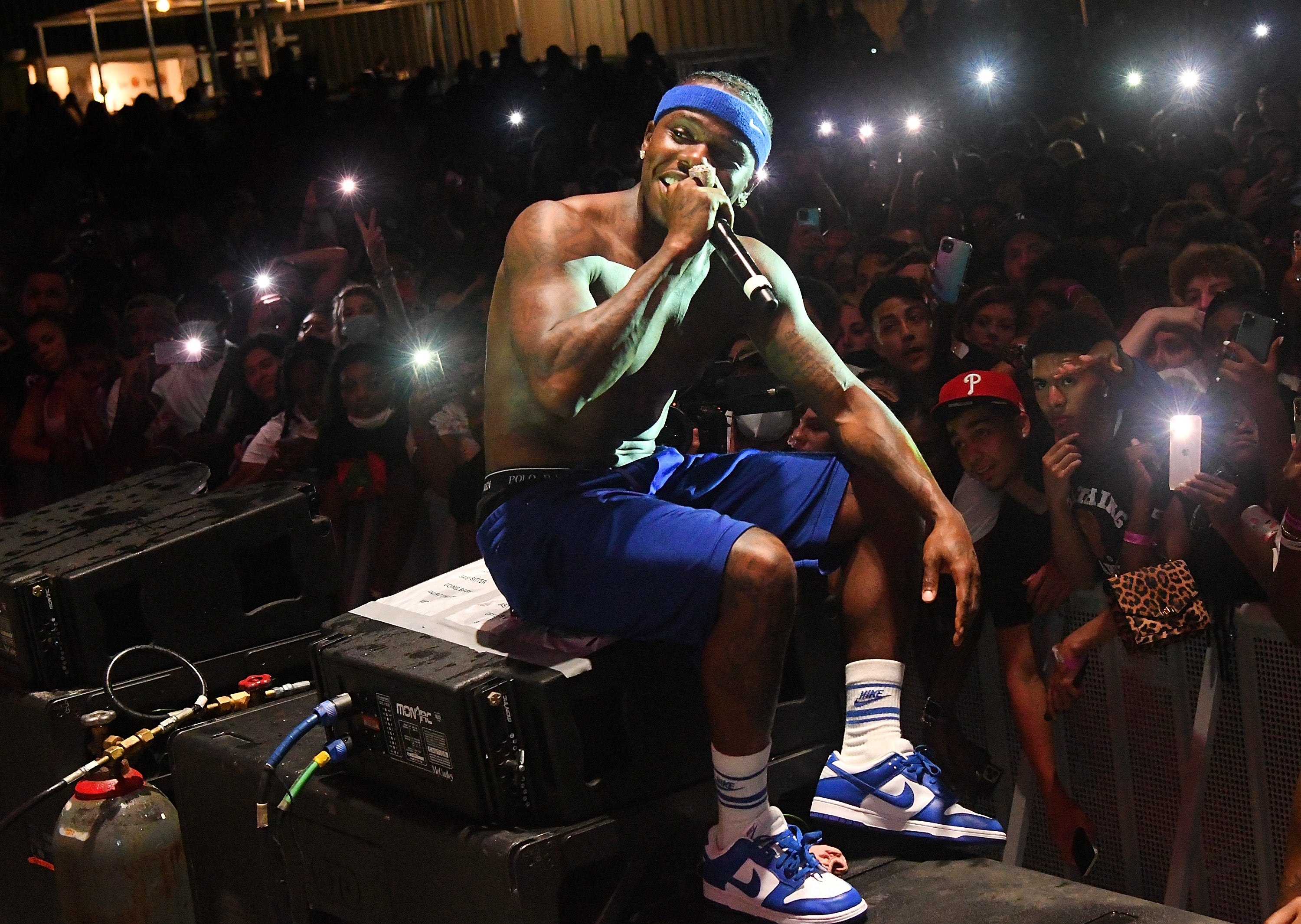 File image: DaBaby performs during DaBaby + Friends Concert on 17 April 2021