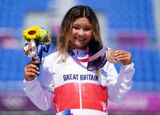 Tokyo Olympics: Sky Brown’s final flourish creates history with skateboarding bronze medal aged 13