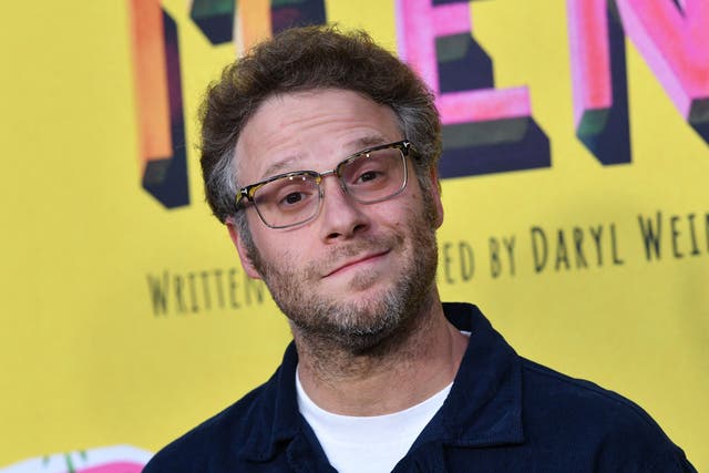 <p>Seth Rogen at a film premiere in July</p>