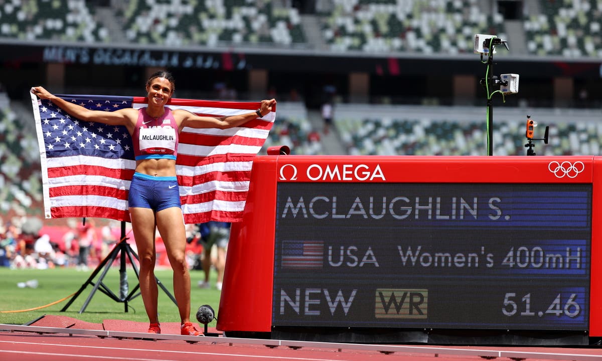 Tokyo Olympics: Sydney McLaughlin sets world record as she wins gold in  400m hurdles | The Independent