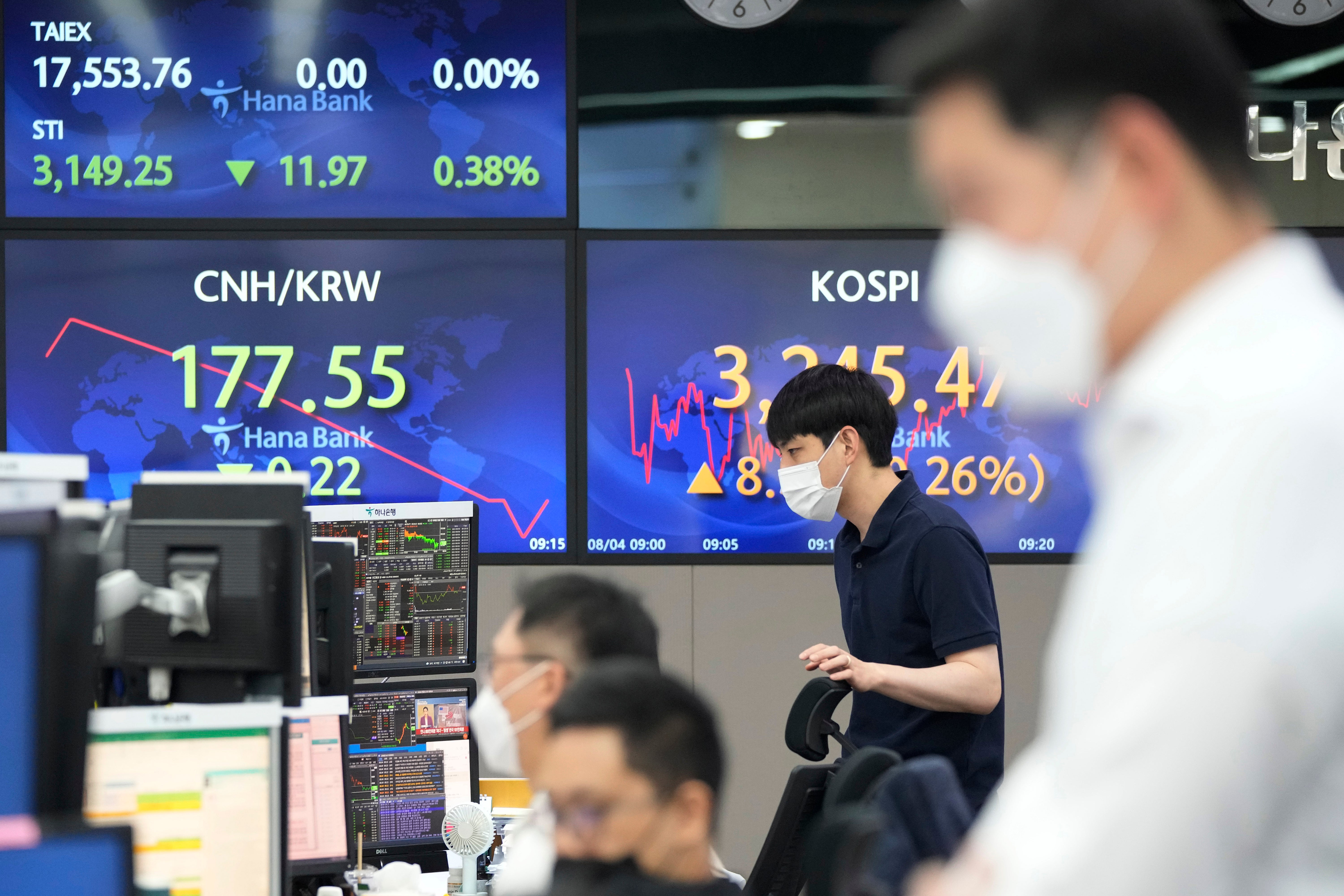 Asian markets are flat while the US indices end the session mixed overnight