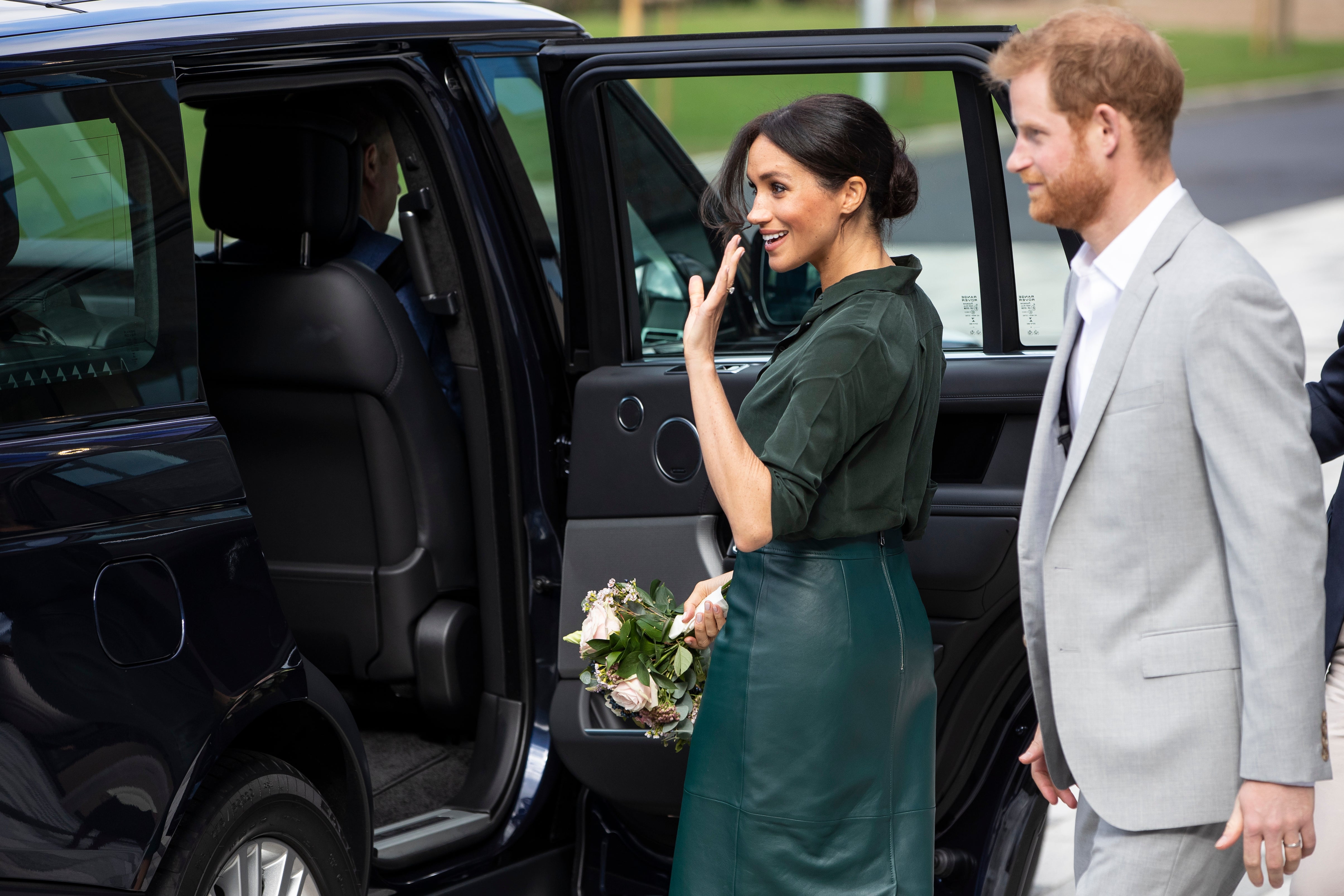 Prince Harry and Meghan at the University of Chichester