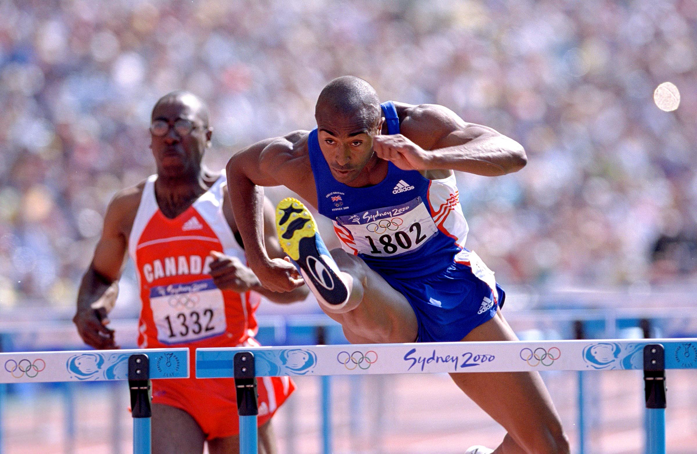 Colin Jackson at Sydney 2000