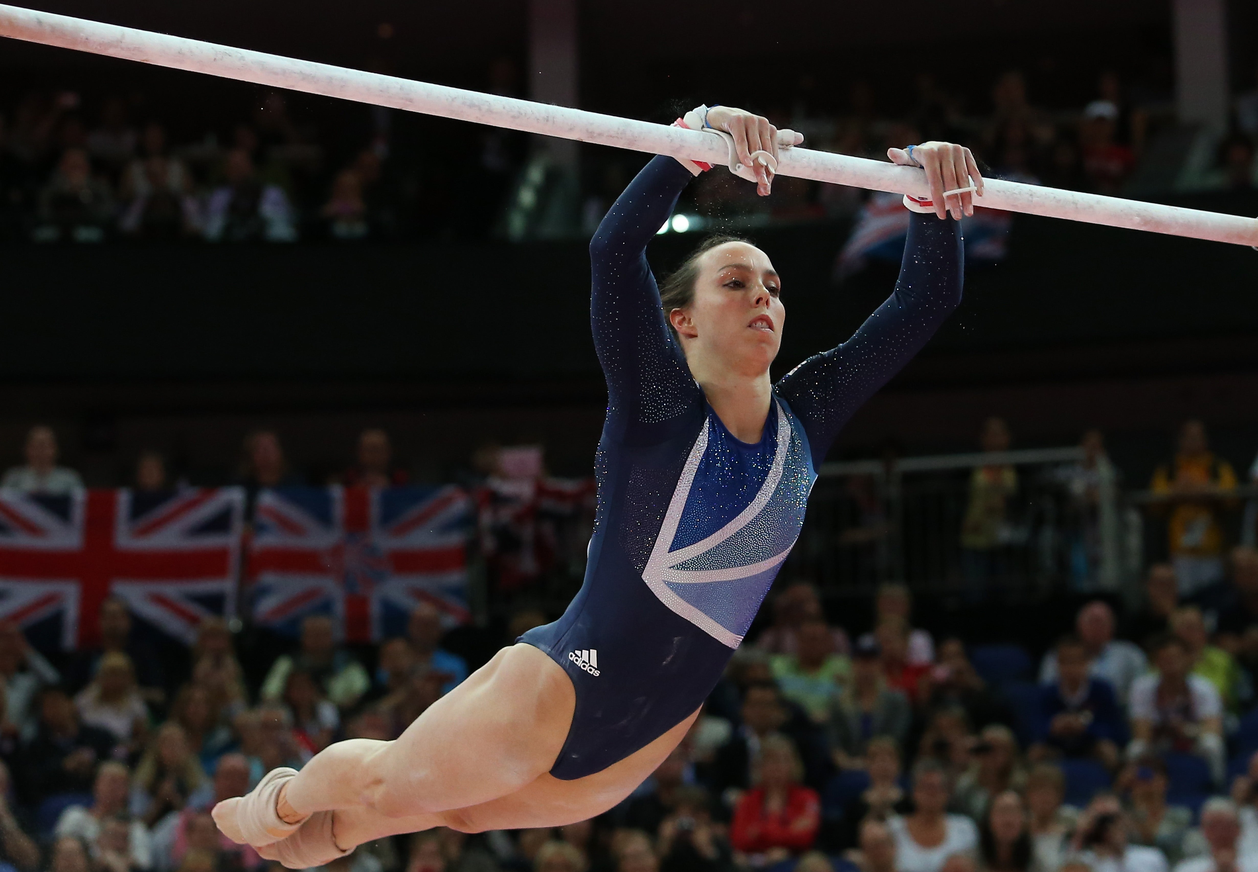 Beth Tweddle in action at London 2012