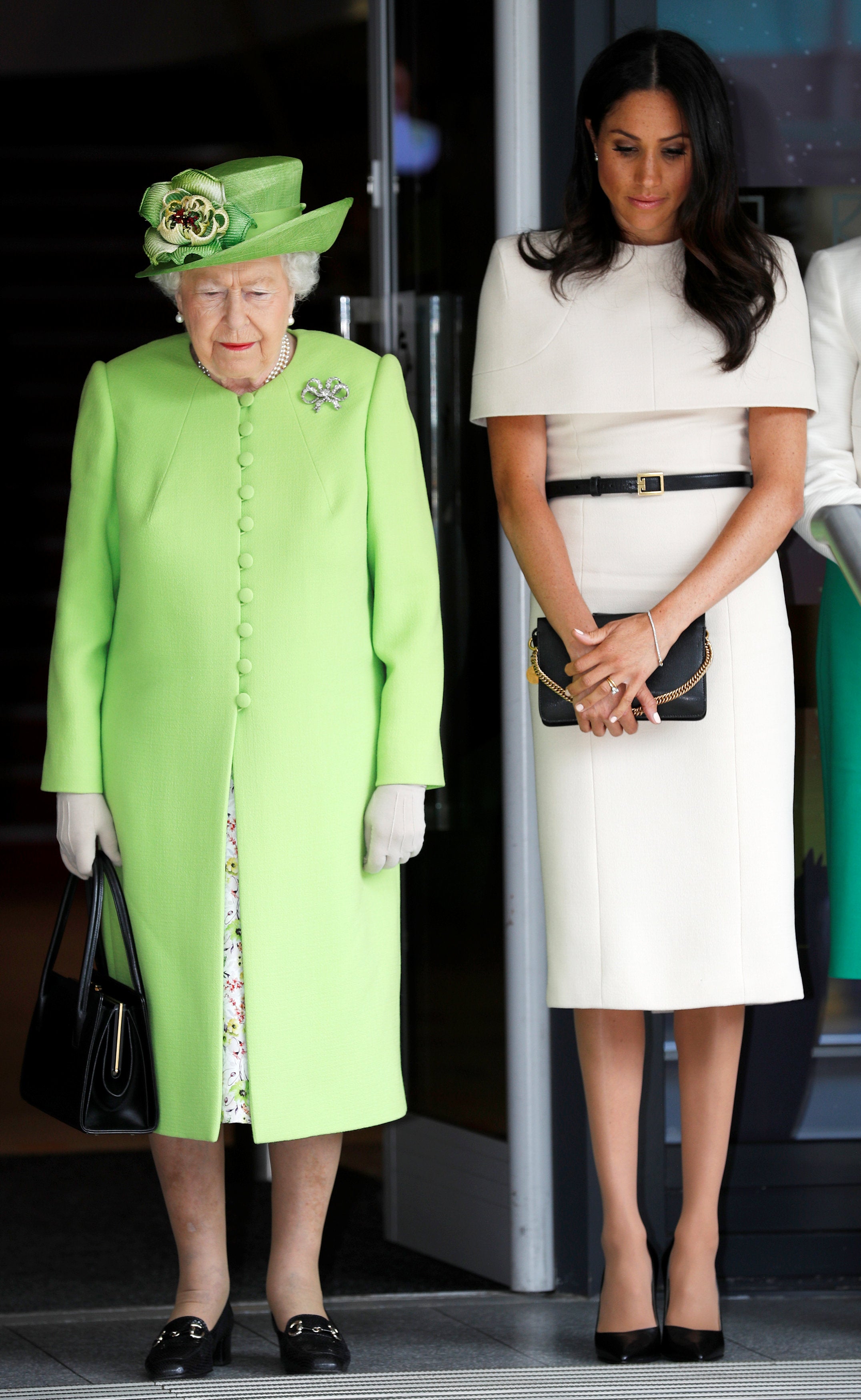 Meghan attended the event with the Queen.