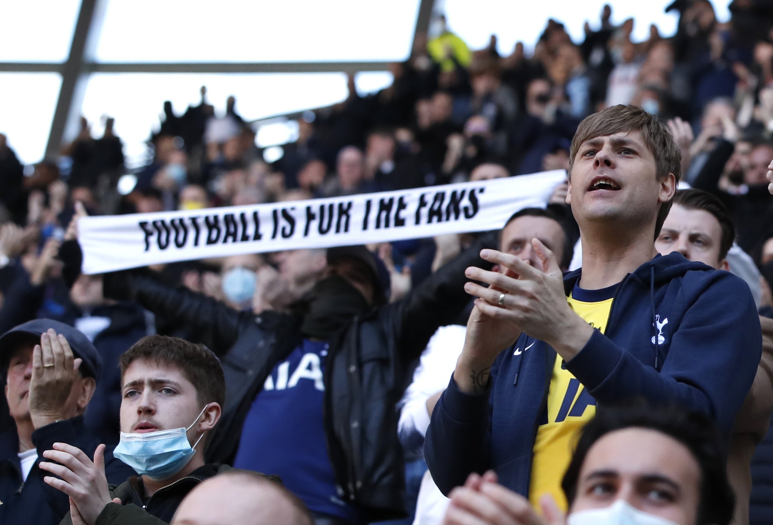 Tottenham fans are unhappy with how the club is being run, according to a survey (Paul Childs/PA)
