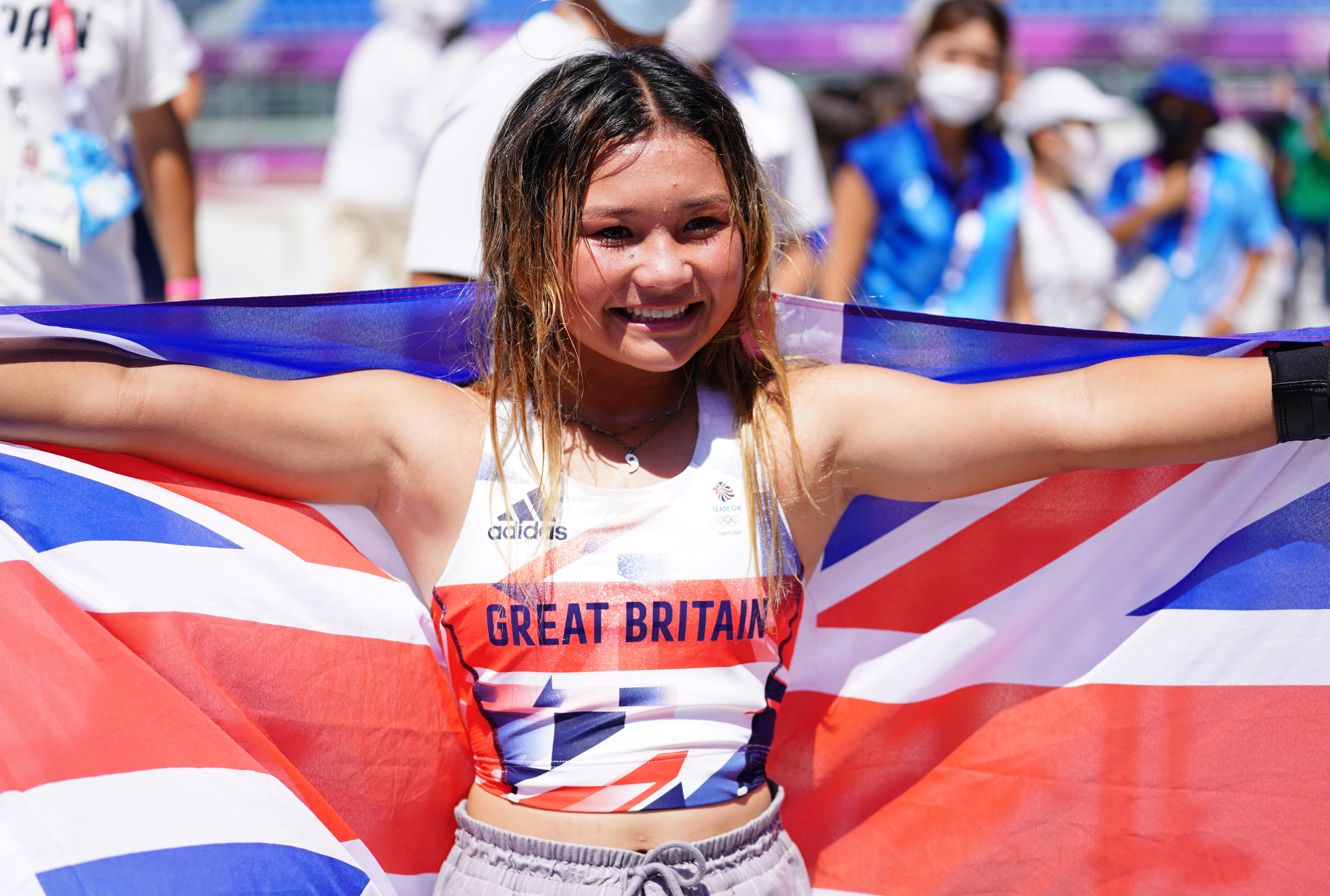 Sky Brown became Team GB’s youngest ever Olympic medallist (Adam Davy/PA)