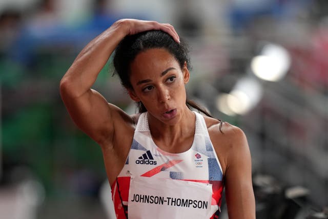 <p>Great Britain’s Katarina Johnson-Thompson saw her Olympic dream shattered by injury (Joe Giddens/PA)</p>