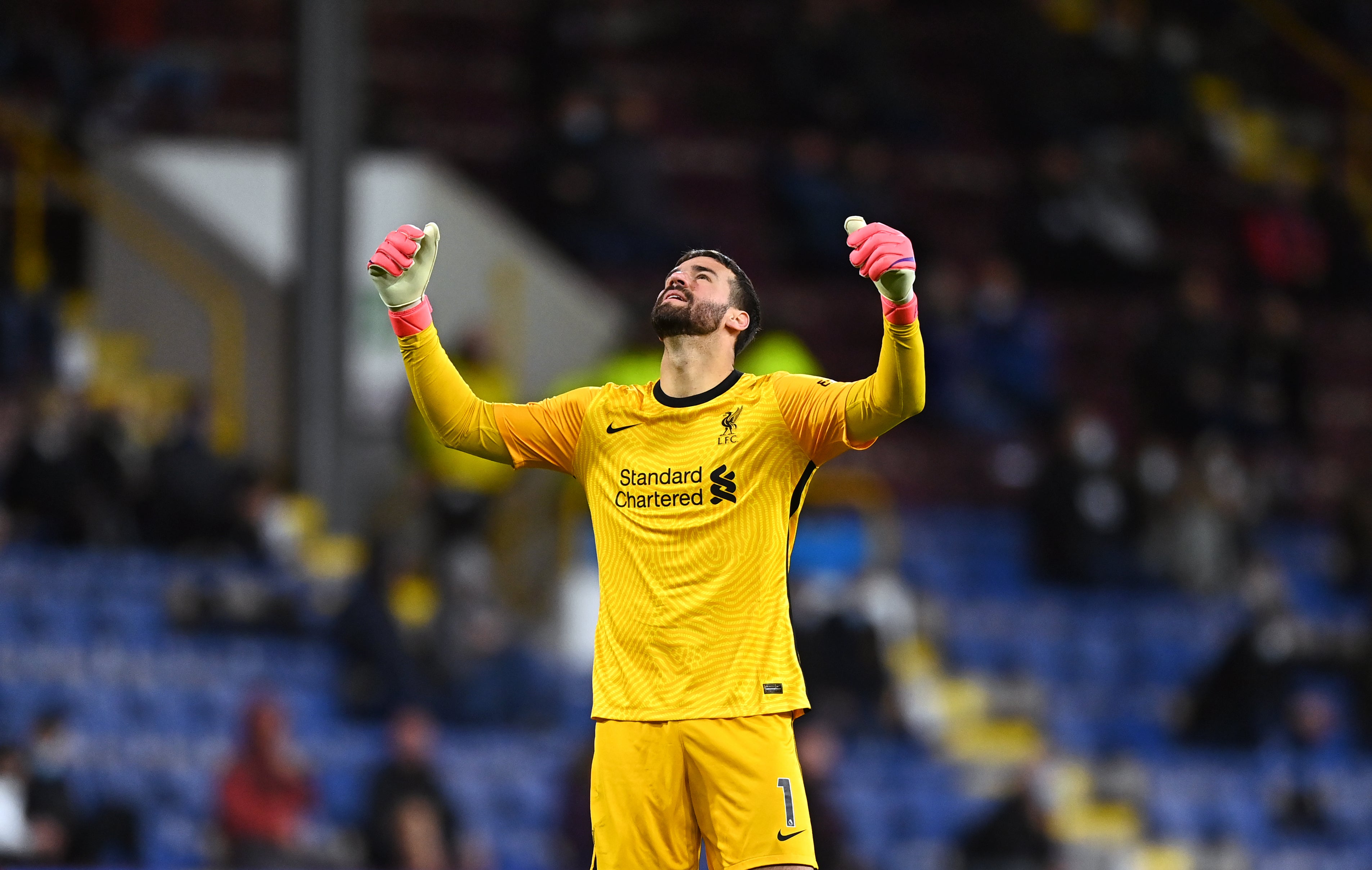 Alisson Becker of Brazil during the International Friendly match