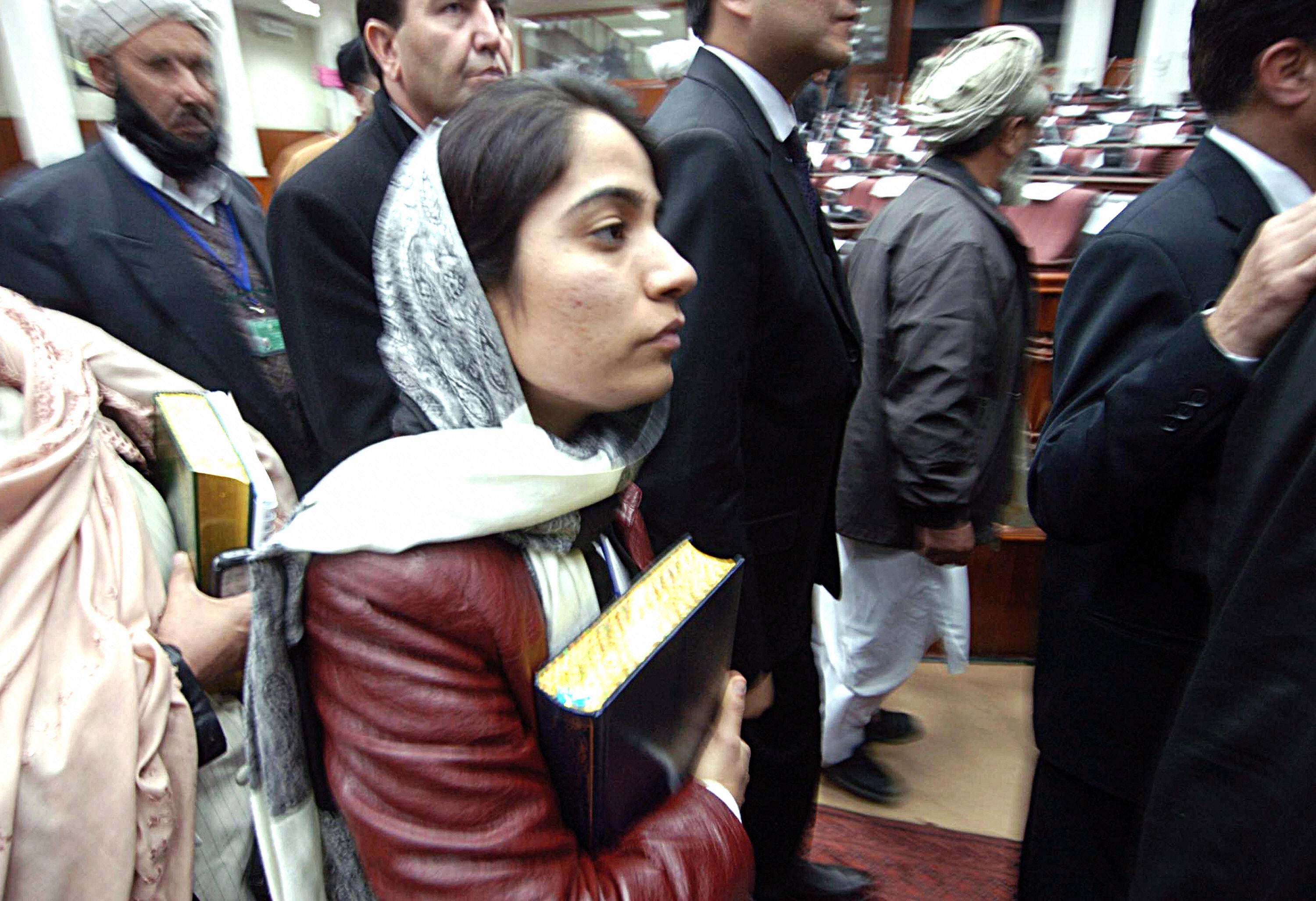 Joya was elected to the Afghan parliament in 2005
