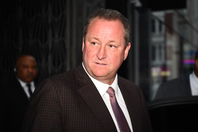 <p>Mike Ashley (Kirsty O’Connor/PA)</p>