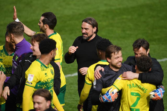Norwich City manager Daniel Farke will need to find a way for his squad to be more streetwise, according to Dion Dublin (Joe Giddens/PA)