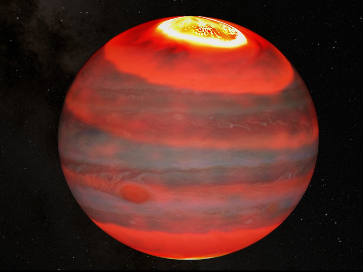 Nasa scientists uncover the source of Jupiter’s ‘energy crisis’ that made gas giant hundreds of times hotter than expected