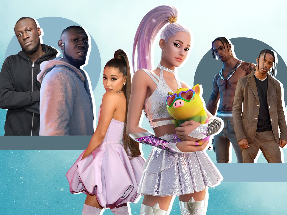 Nếm trải sự kết hợp độc đáo giữa Fortnite và ca sĩ nữ Ariana Grande trong trò chơi video mới nhất! Bạn sẽ có cơ hội lựa chọn trang phục cho nhân vật avatar của mình, và tham gia vào cuộc cách mạng âm nhạc mới trong game. Hãy xem hình ảnh để tham gia vào cuộc chơi đầy sáng tạo này.