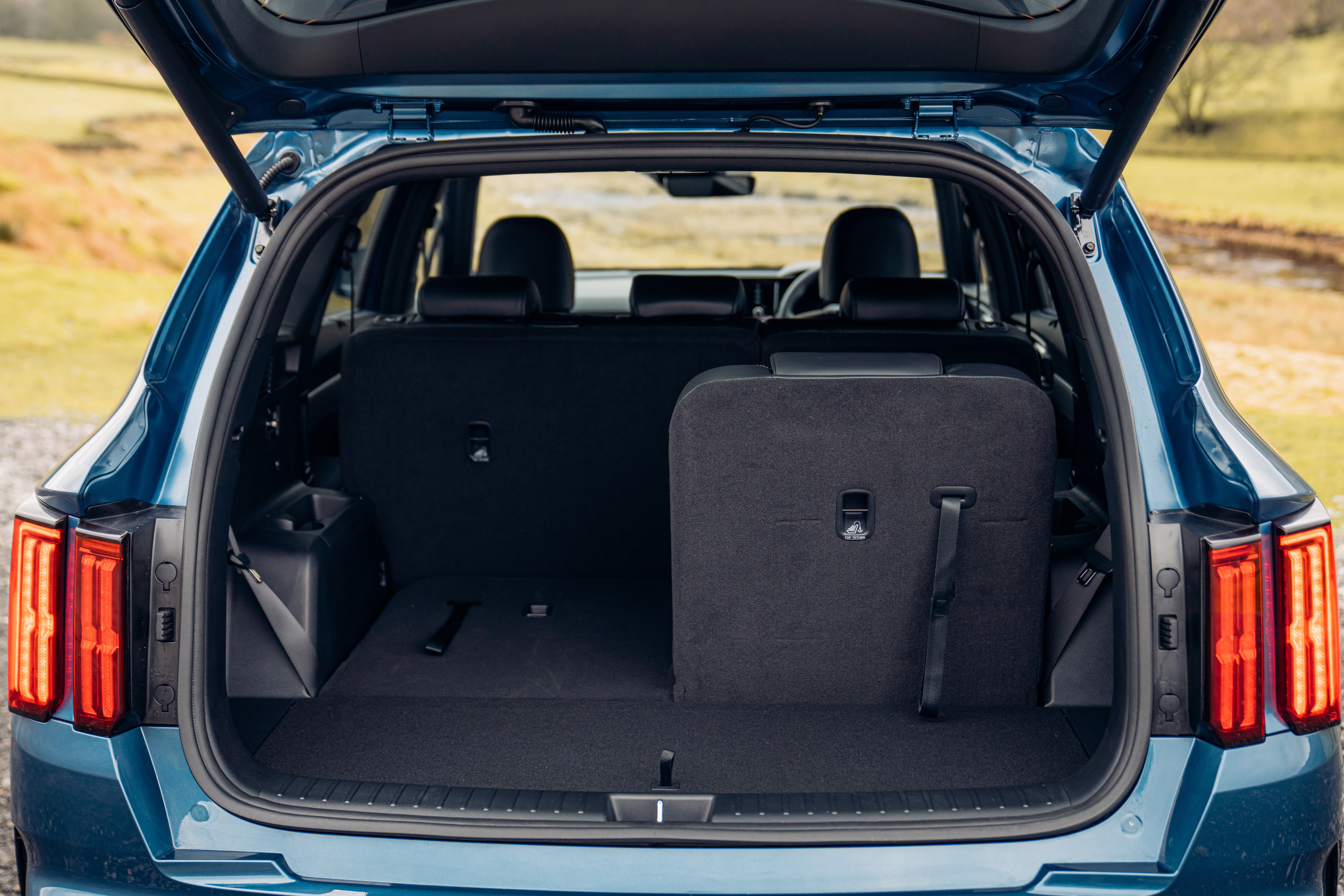 The Sorento is a seven-seater, with the option of one or two retractable jump seats for kids in the boot