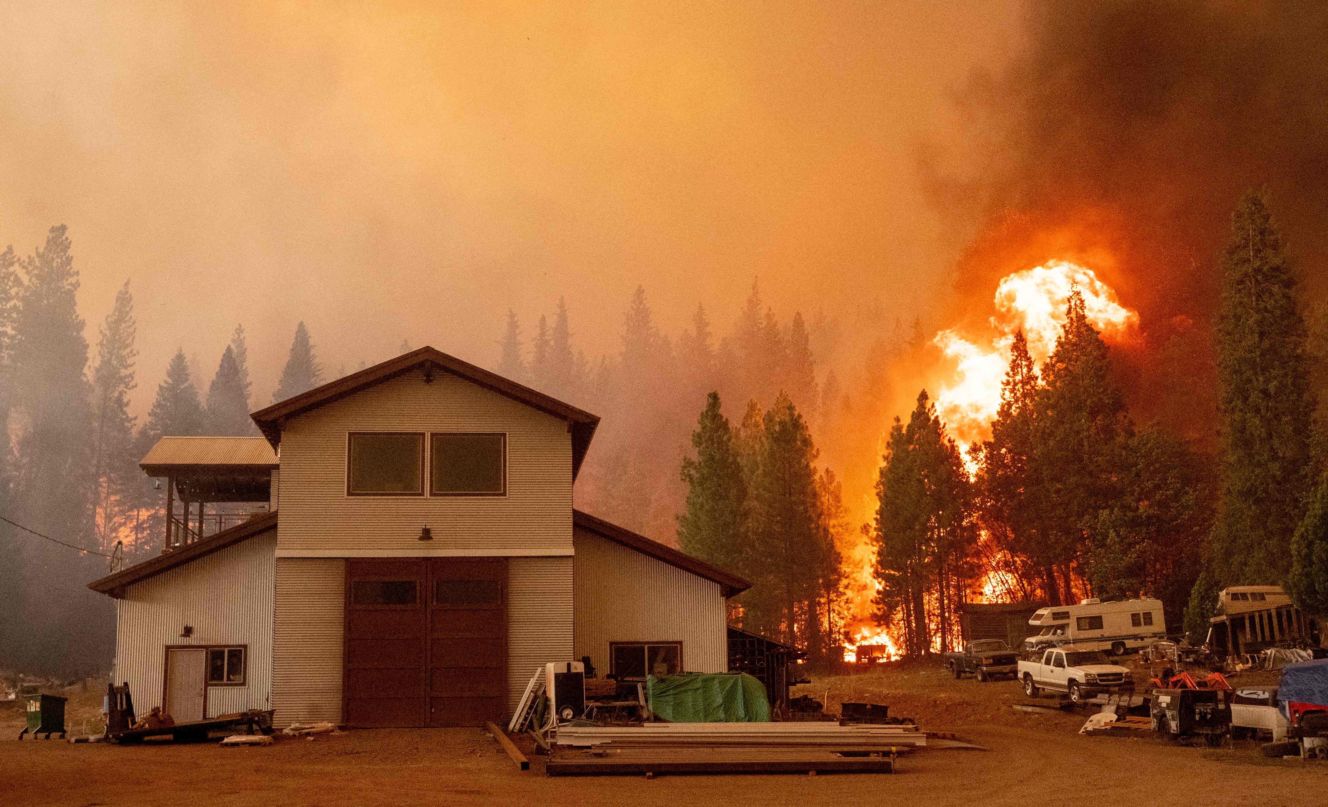 Extreme weather events: wildfires have been raging around the world