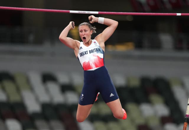 Great Britain’s Holly Bradshaw claimed bronze in the pole vault (Martin Rickett/PA)