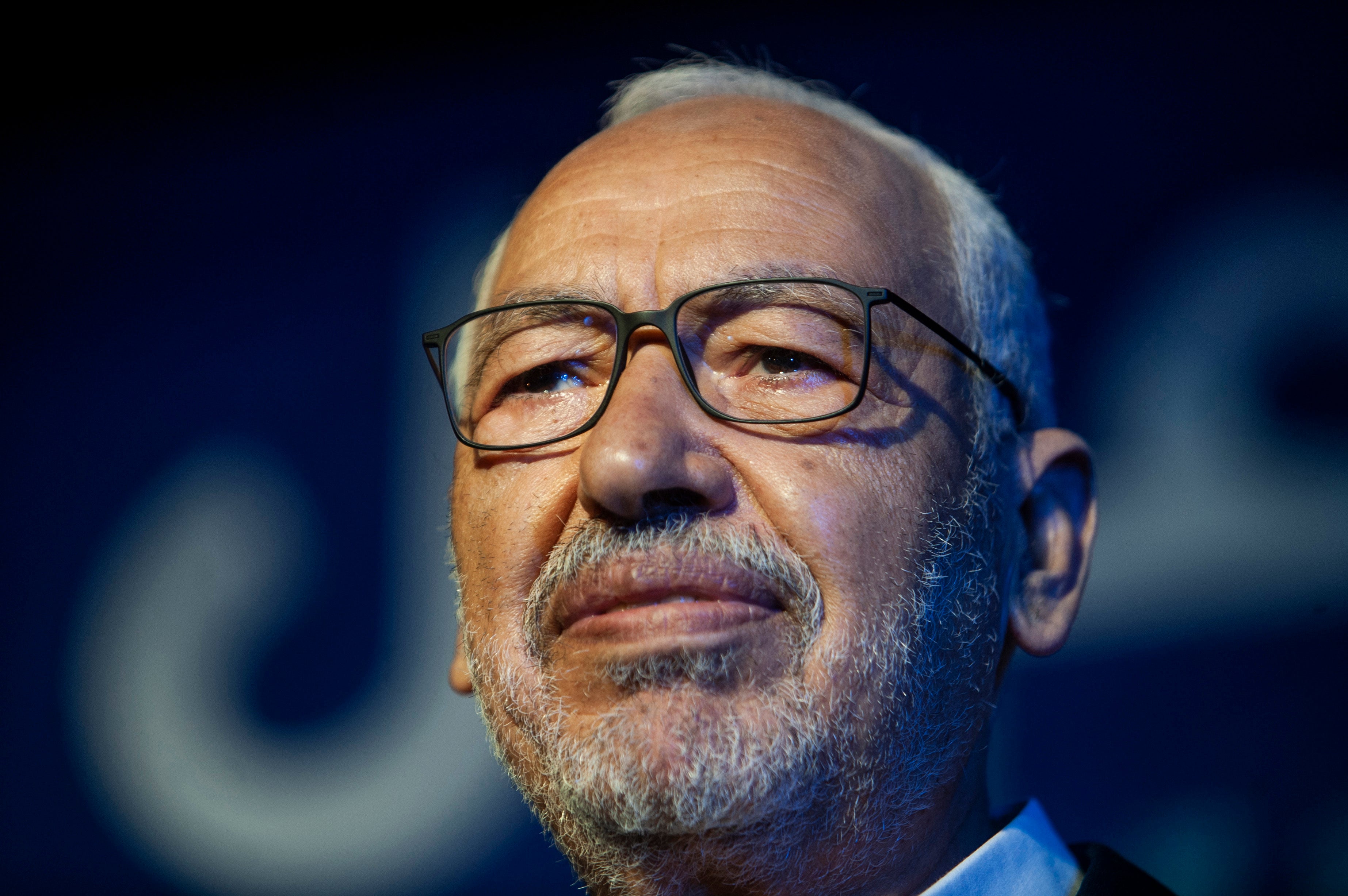 Ennahda party leader and parliament speaker Rached Ghannouchi