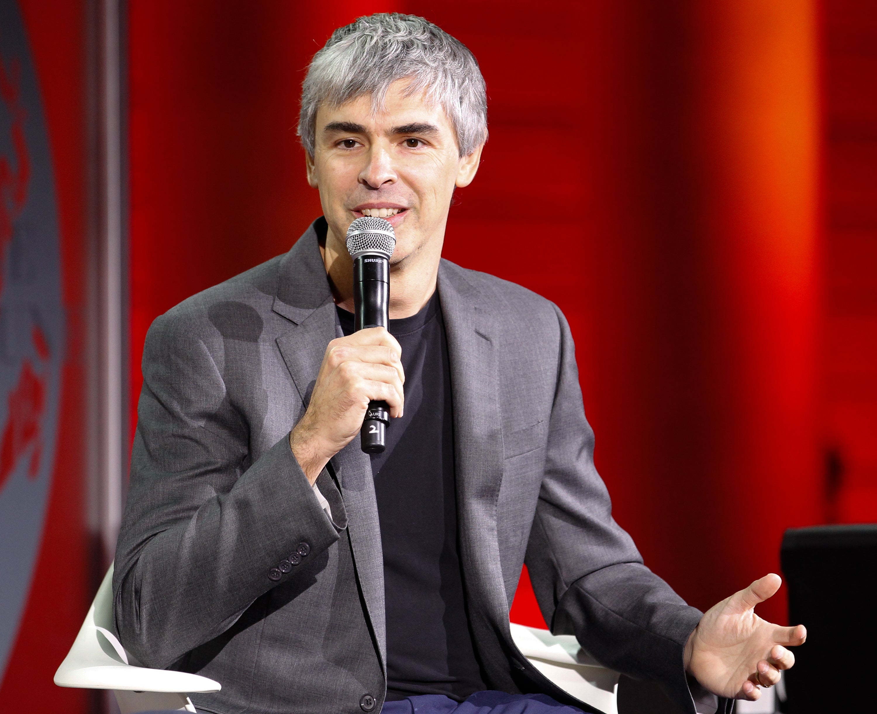 <p>Google founder Larry Page </p>