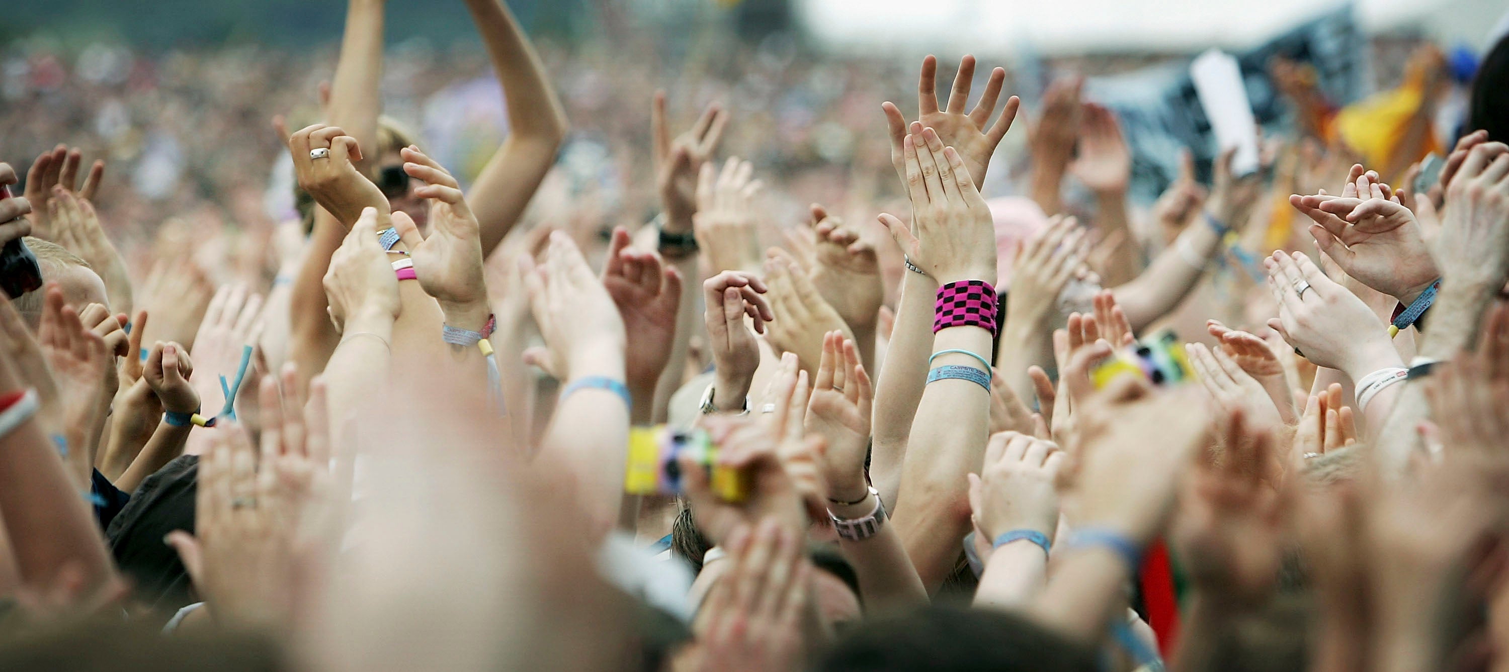 The live events sector is worth more than £70 billion annually to the UK economy