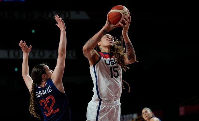 <p>WNBA star Brittney Griner has been detained by customs officials in Russia </p>