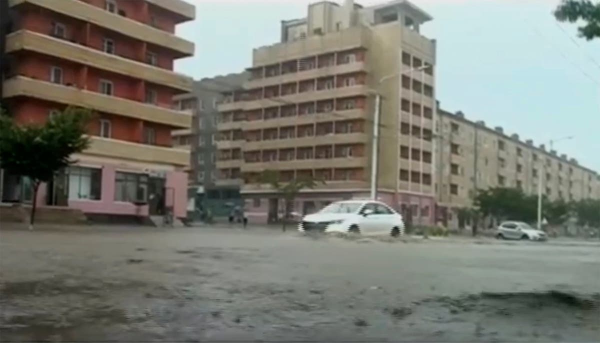 Thousands evacuated in N Korea as heavy rain destroys houses