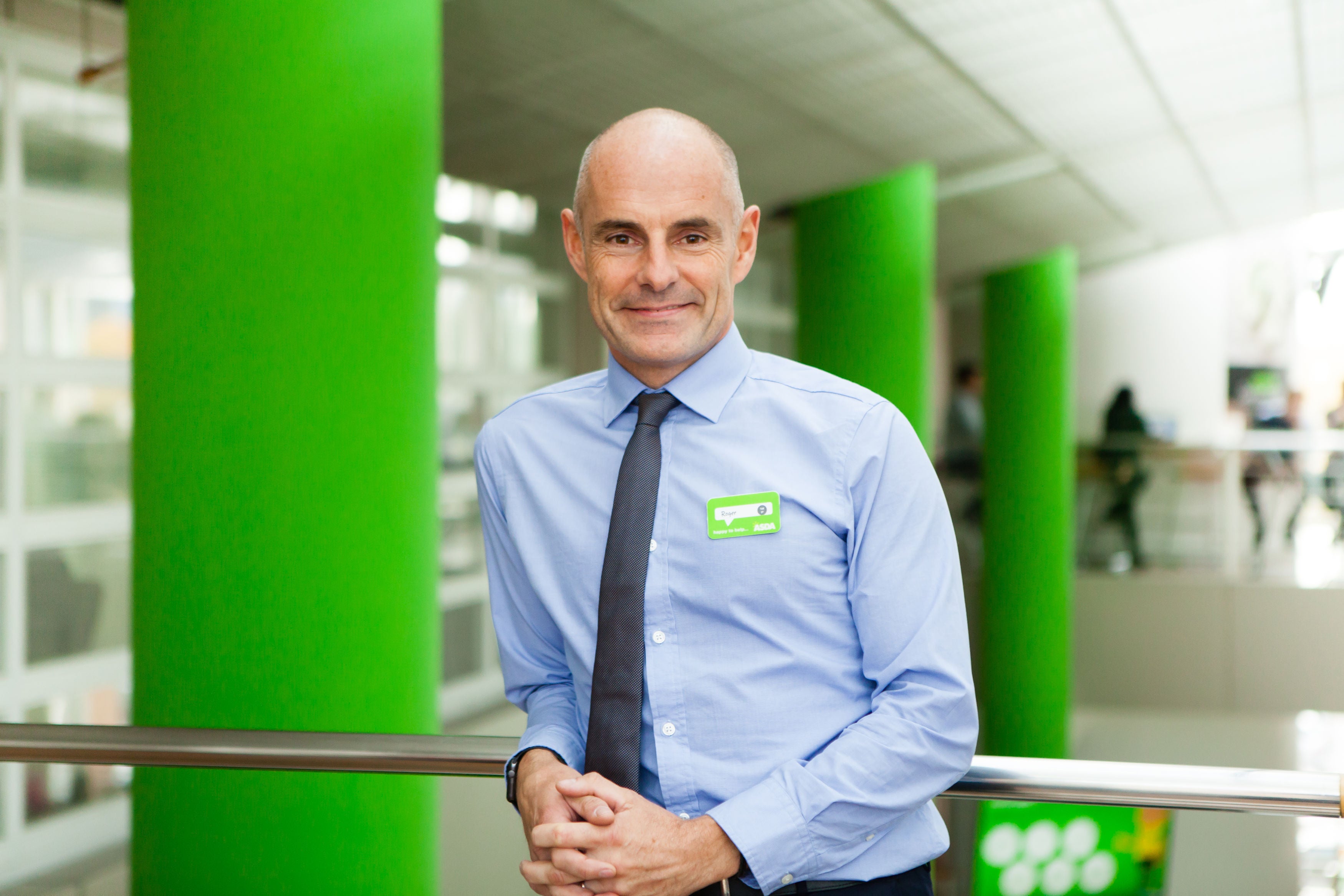 Asda boss Roger Burnley has prematurely stepped down from his top role at the supermarket chain (Asda/PA)