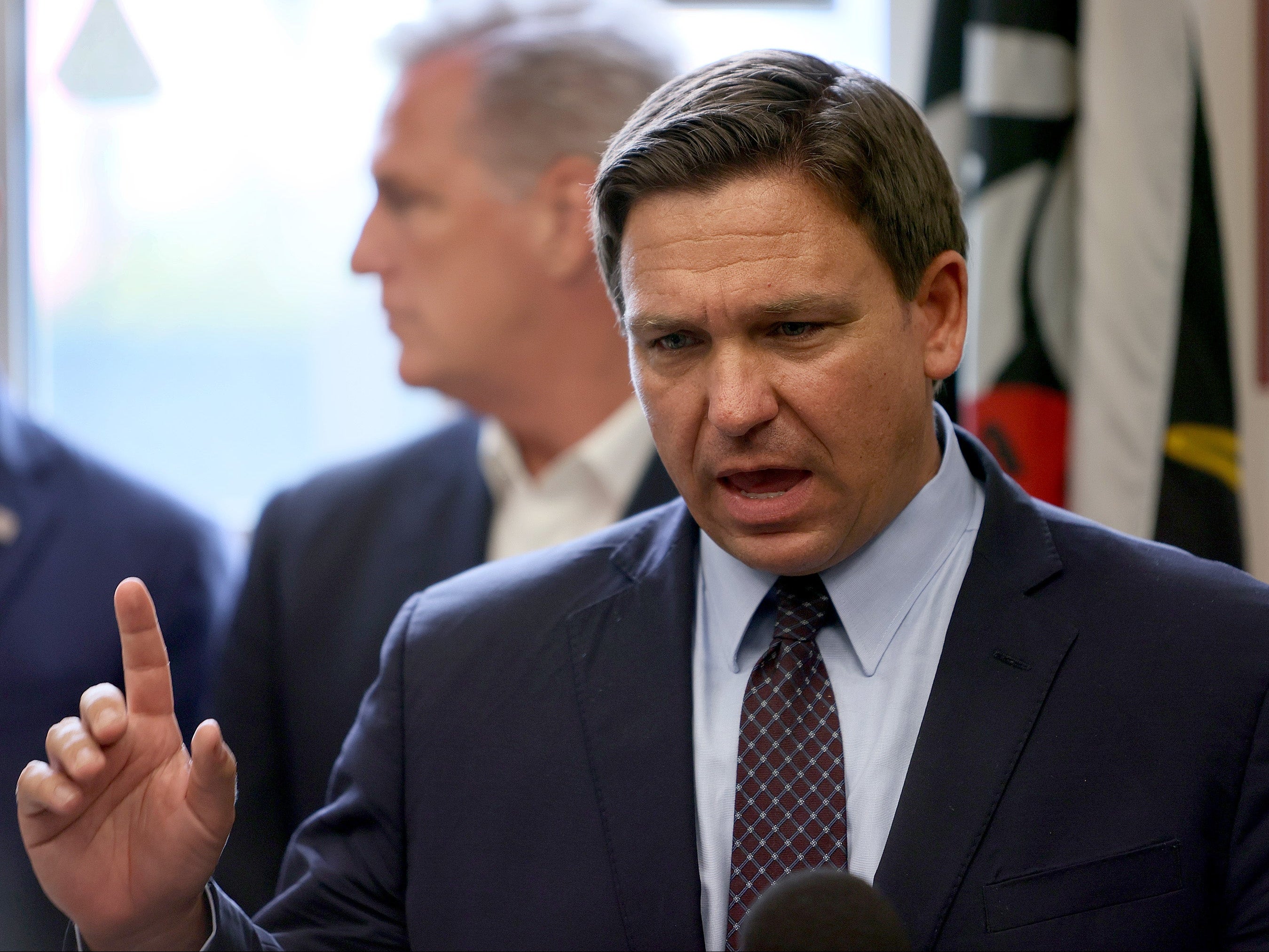 <p>Gov Ron DeSantis</p>