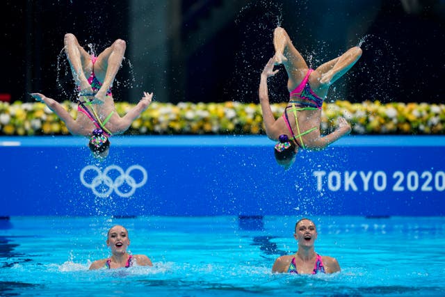 APTOPIX Tokyo Olympics Artistic Swimming