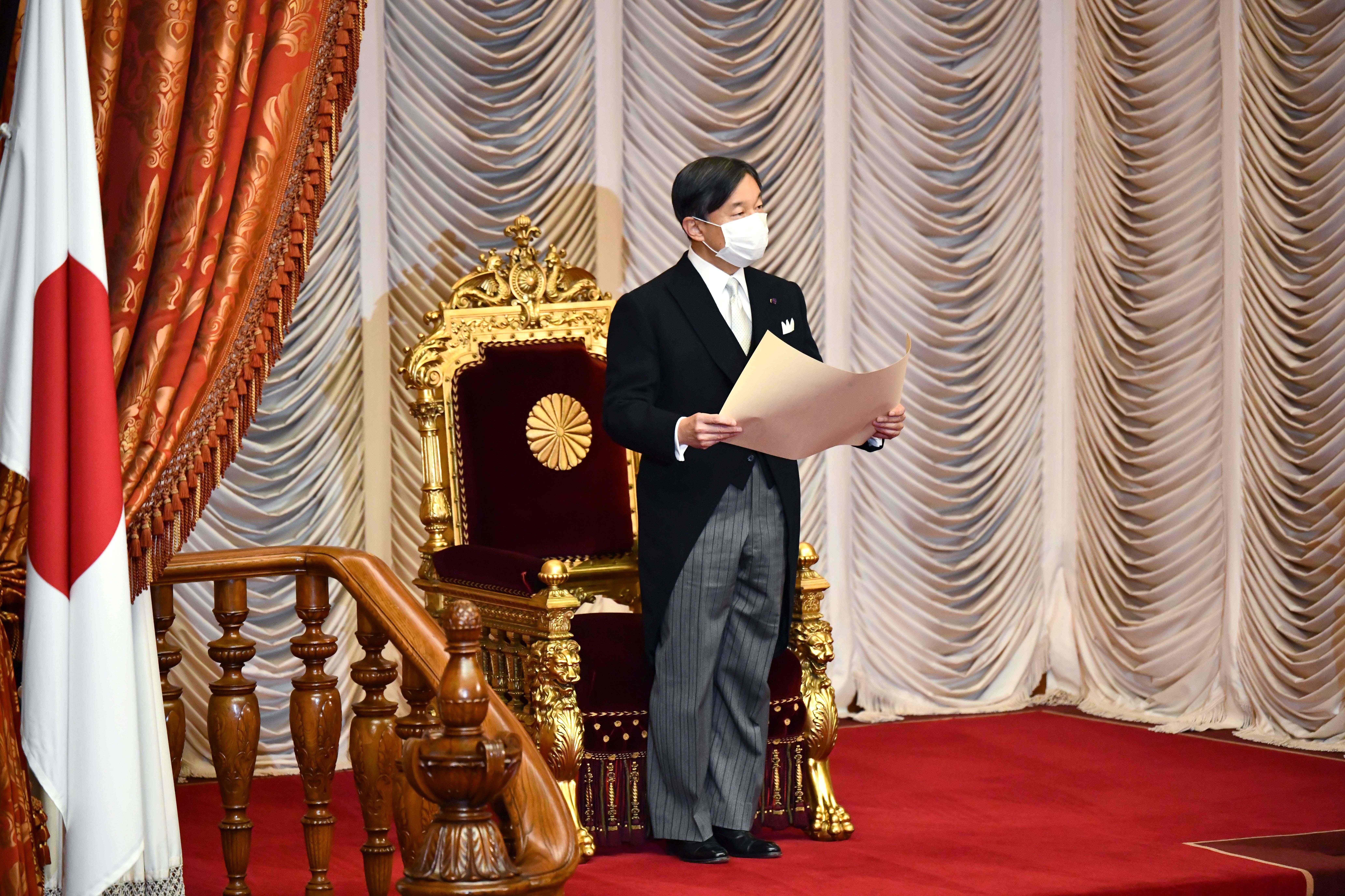 Japan’s Emperor Naruhito, who succeeded his father Akihito in 2019