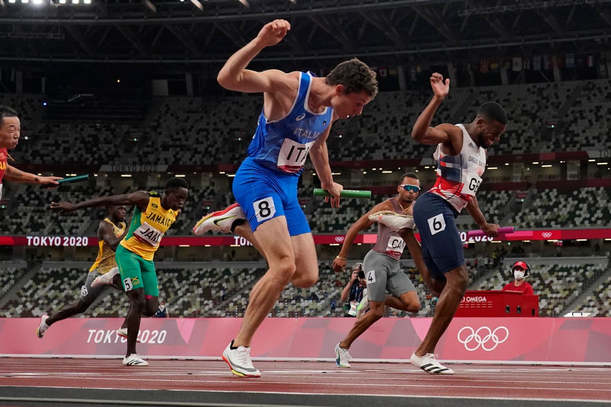 Eurovision Euros Now This British 4x100m Team Hail Italy S Famous Year After Olympic Relay Drama The Independent