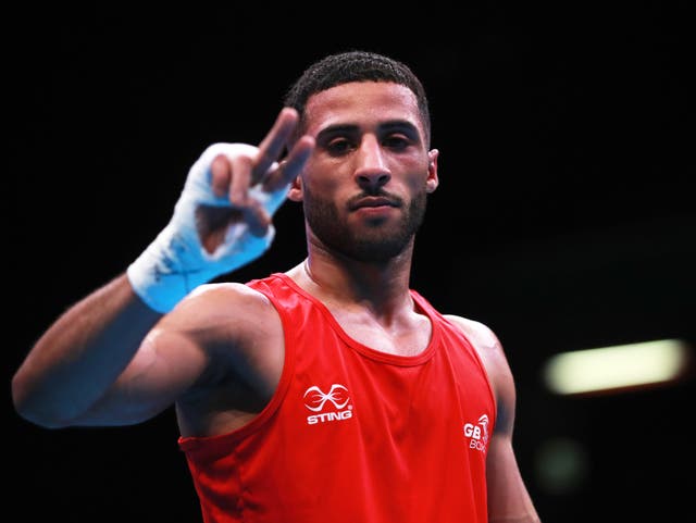 Galal Yafai competes in the men’s flyweight boxing final on Saturday (Adam Davy/PA)
