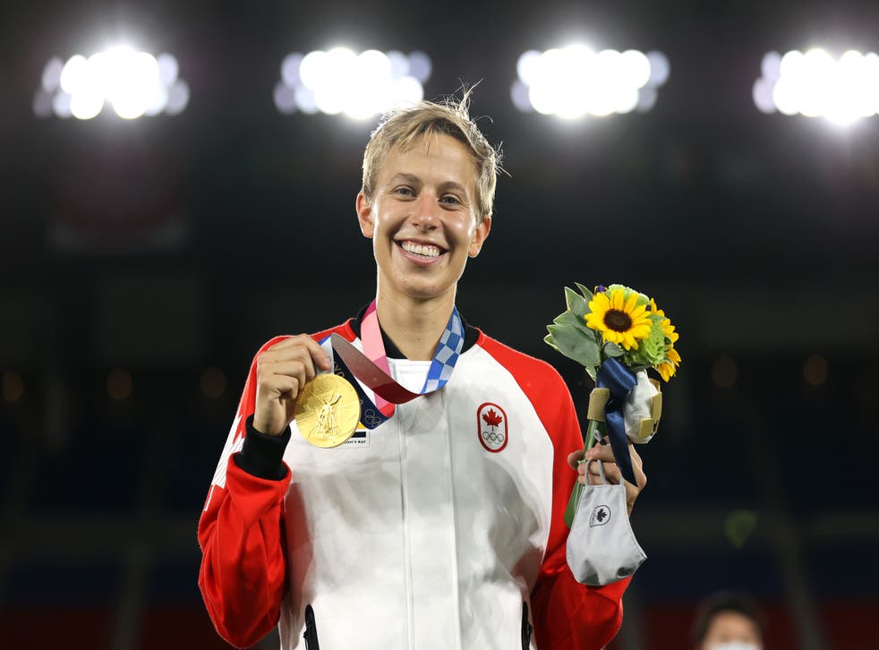 Tokyo Olympics Canada S Quinn First Transgender And Non Binary Athlete To Win Medal The Independent Tokyo Olympics Canada S Quinn First Transgender And Non Binary Athlete To Win Medal The Independent